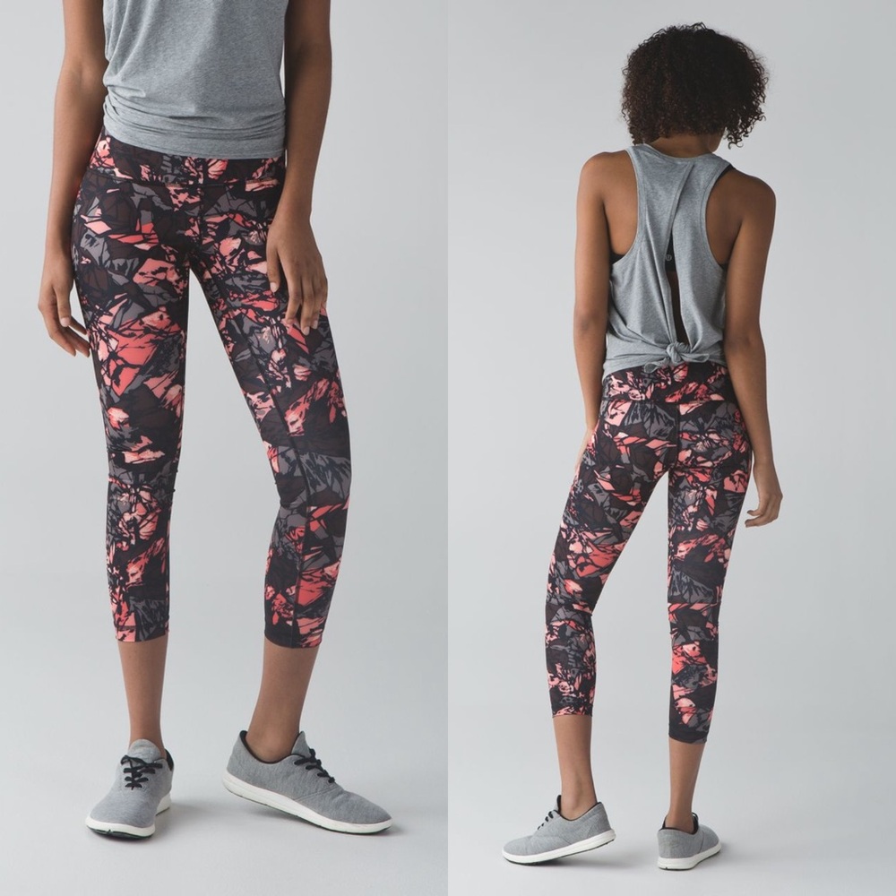 Lululemon High Times Pant (Full-On Luxtreme)‎ Paint Storm Espresso Multi Size 6